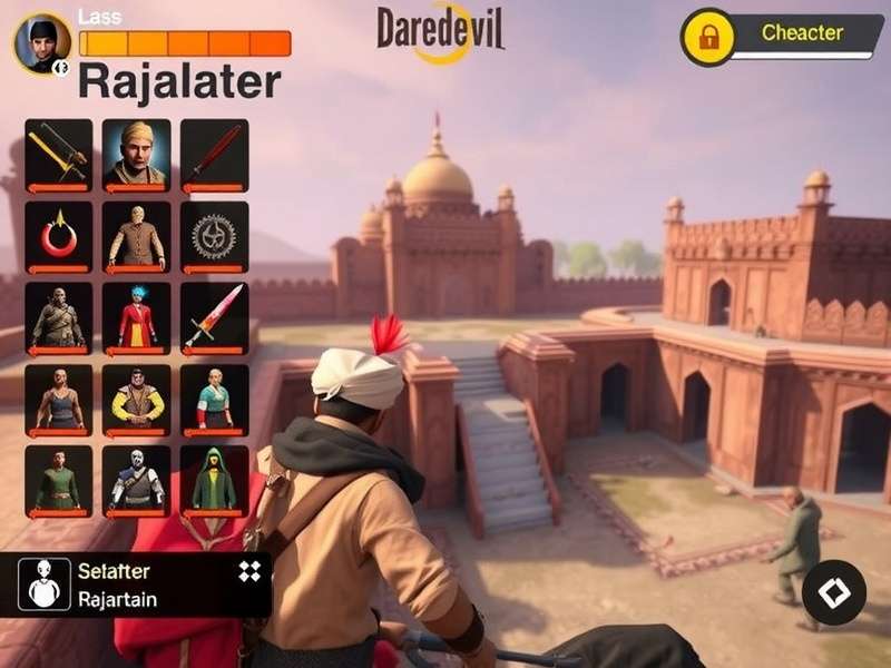 Jodhpur Daredevil multiplayer arena showing characters in combat